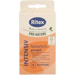 RITEX PRO NATURE INTENSIV condoms, 8 pcs