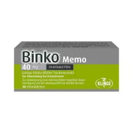 BINKO Memo 40 mg film -coated tablets, 30 pcs