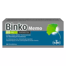 BINKO Memo 80 mg film -coated tablets, 30 pcs