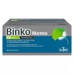 BINKO Memo 80 mg film-coated tablets, 60 pcs