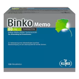 BINKO Memo 80 mg film -coated tablets, 120 pcs