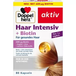 DOPPELHERZ Hair intensive+biotin capsules, 80 pcs