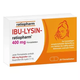 IBU-LYSIN-ratiopharm 400 mg film-coated tablets, 20 pcs
