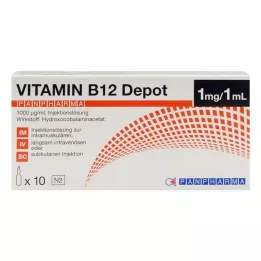 VITAMIN B12 DEPOT PANPHARMA 1000 μg/ml injection solution, 10X1 ml