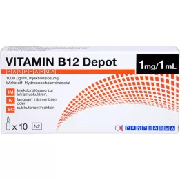 VITAMIN B12 DEPOT PANPHARMA 1000 µg/ml inj. sol., 10X1 ml
