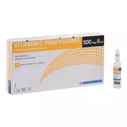 VITAMIN C PANPHARMA 100 mg/ml solution for injection, 10X5 ml
