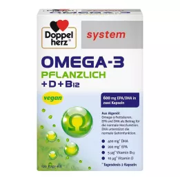 DOPPELHERZ Omega-3 plant-based system capsules, 120 pcs