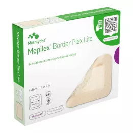 MEPILEX Border Flex Lite foam dressing 4x5 cm, 10 pcs