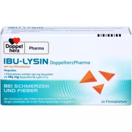 IBU-LYSIN DoppelherzPharma 400 mg film-coated tablets, 20 pcs