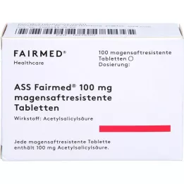 ASS Fairmed 100 mg magensaftres.Tabletten, 100 St