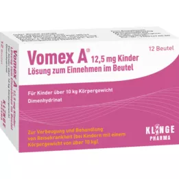 VOMEX A 12,5 mg Kinder Lsg.z.Einnehmen im Beutel, 12 St