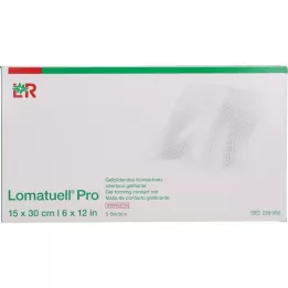 LOMATUELL Per 15x30 cm sterile, 5 pcs