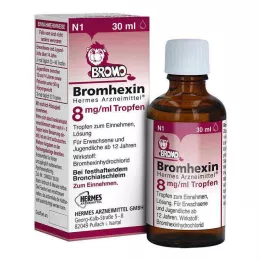 BROMHEXIN Hermes Arzneimittel 8 mg/ml drops, 30 ml