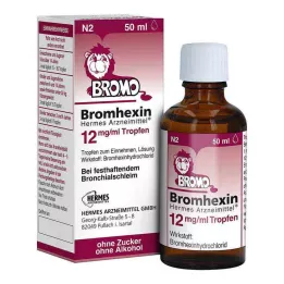 BROMHEXIN Hermes Arzneimittel 12 mg/ml drops, 50 ml