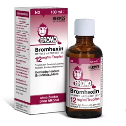 BROMHEXIN Hermes Medicines 12 mg/ml drops, 100 ml