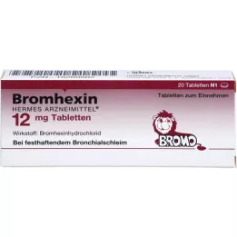 BROMHEXIN Hermes Medicines 12 mg tablets, 20 pcs