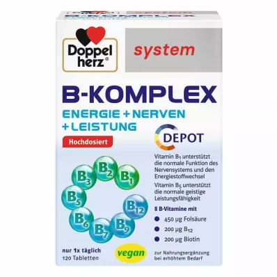 DOPPELHERZ B-complex system tablets, 120 pcs