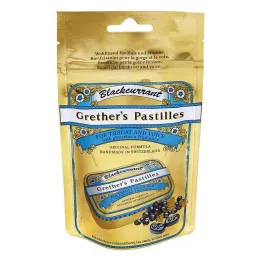 Grethers Blackcurrant Gold Sugary Pastille Bag Refill (100g)