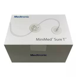 MINIMED Sure-T 6 mm 80 cm infusion set, 10 pcs