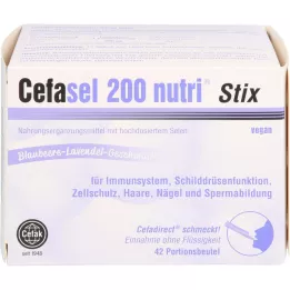 CEFASEL 200 Nutri Stix Granules, 42 pcs