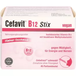 CEFAVIT B12 Stix Granules, 45 pcs