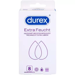 DUREX Extra moist condoms, 8 pcs