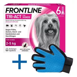 FRONTLINE Tri-Act solution for spotting for dogs 2-5 kg, 6 pcs
