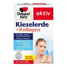 DOPPELHERZ Silica+Collagen Tablets, 60 pcs