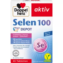 DOPPELHERZ Selen 100 2 phases Depot tablets, 45 pcs