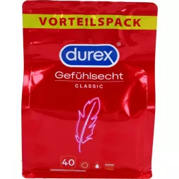 DUREX Extremely delicate condoms, 40 pcs
