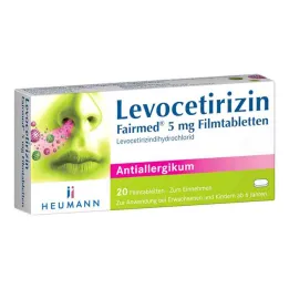 Levocetirizine Fairmed 5 mg film-coated tablets (20 pieces)