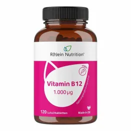 Vitamin B12 1,000 µg lozenges vegan, 120 pcs