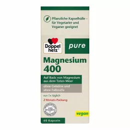 DOPPELHERZ Magnesium 400 pure capsules, 60 pcs