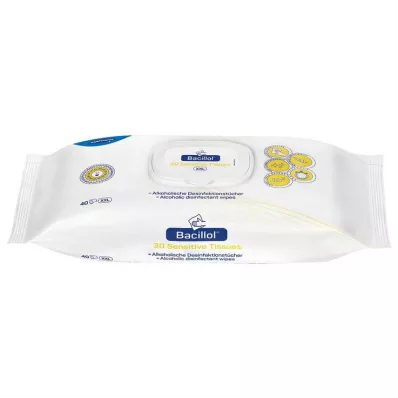BACILLOL 30 Sensitive Tissues Flow Pack, 40 pcs