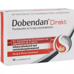 DOBENDAN Direkt Flurbiprofen 8,75 mg Lutschtabl., 36 St