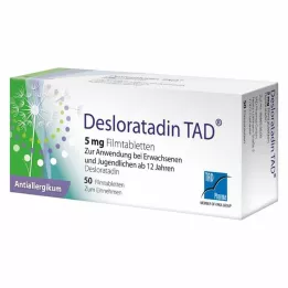 DESLORATADIN TAD 5 mg film-coated tablets, 50 pcs