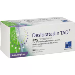 DESLORATADIN TAD 5 mg film -coated tablets, 100 pcs