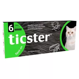 TICSTER Spot-on solution for cats up to 4 kg, 6X0.4 ml