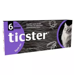 TICSTER Spot-on solution for cats 4-8 kg, 6X0.8 ml