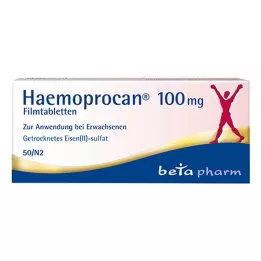 HAEMOPROCAN 100 mg film-coated tablets, 50 pcs