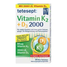 Tetesept Vitamin K2+D3 2000 tablets (30 pieces)