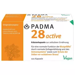 PADMA 28 active capsules, 100 pcs