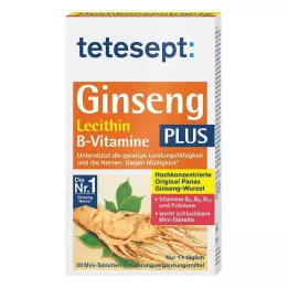 TETESEPT Ginseng 330 plus lecithin + B vitamins tab., 30 pcs