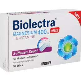 BIOLECTRA Magnesium 400 mg Ultra 3-phase depot, 30 pcs