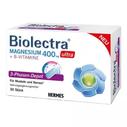 BIOLECTRA Magnesium 400 mg ultra 3-Phase Depot, 30 pcs