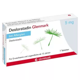 DESLORATADIN Glenmark 5 mg tablets, 7 pcs