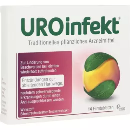 UROINFEKT 864 mg Film -gecoate tabletten, 14 st