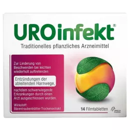 UROINFEKT 864 mg film-coated tablets, 14 pcs