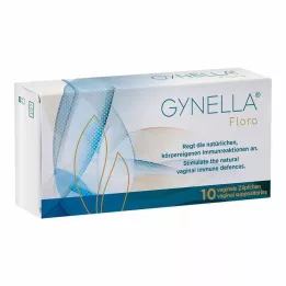 GYNELLA Flora vaginal suppositories, 10 pieces