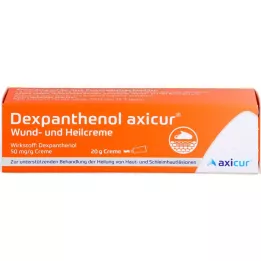 DEXPANTHENOL Axicur wound and healing cream 50 mg/g, 20 g